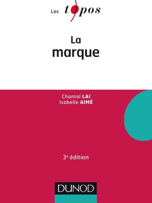 cover image of La marque--3e éd.